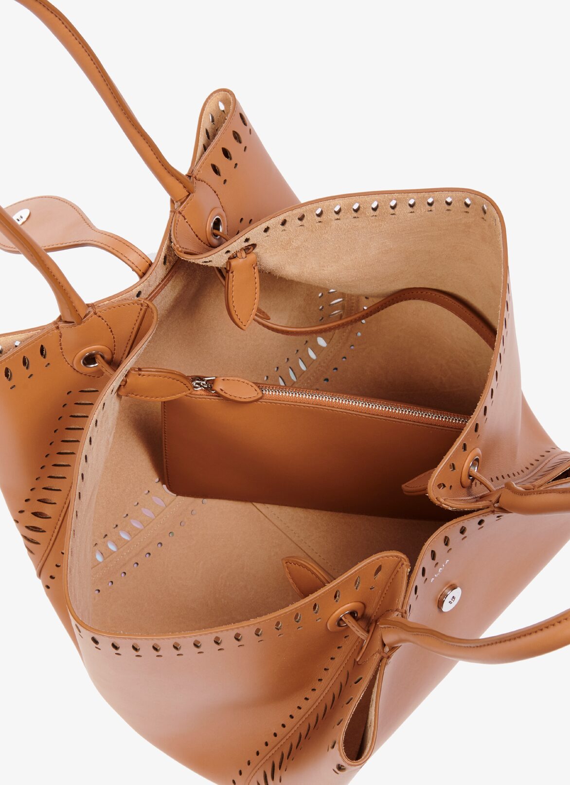 Handbags ALAÏA GOLDEN BROWN HANDBAGS